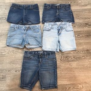 LOT of girls jean shorts from TARGET